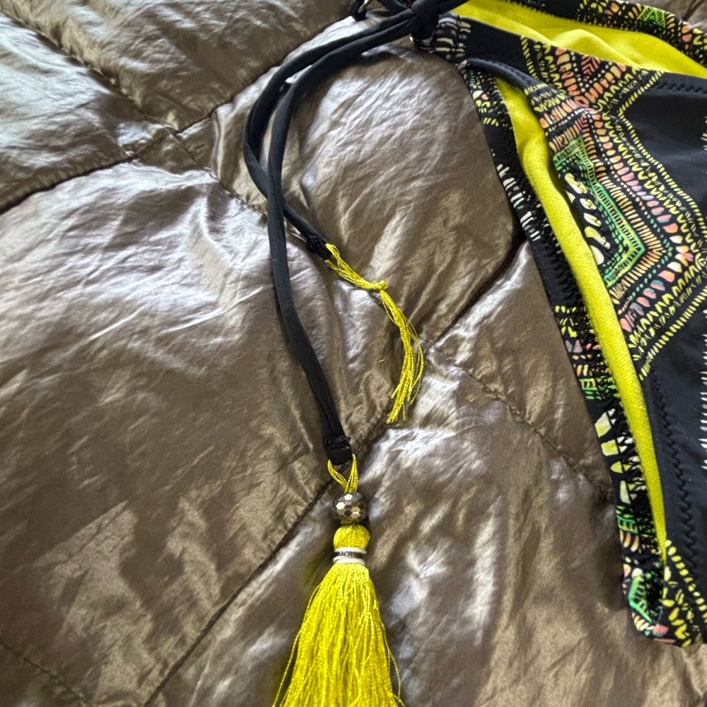 Radio Fiji Stylish Yellow Tassels and Patterned Bikini Bottom - Picture 11 of 12